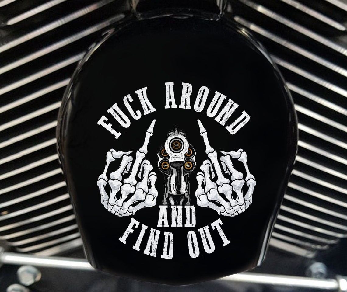 Custom Horn Cover - FAFO Pistol Fuck around and find out